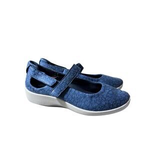 ARCOPEDICO L51  ADJUSTABLE STRAP MARY JANE SHOE BLUE US SIZE 8/8.5 EU 39